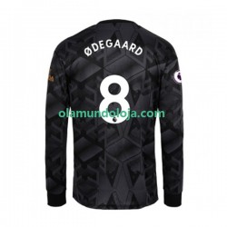 Camisola Arsenal Martin Odegaard 8 Homem Equipamento Segundo 2022-2023 Manga Comprida